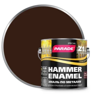 0006500 Эмаль по металлу Parade Z1 гладкая RAL 8017 шоколадный 2,5л Л-С