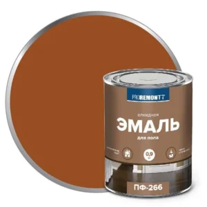 0006700 Эмаль ПФ-266 Proremontt желто-коричневая 0,9кг