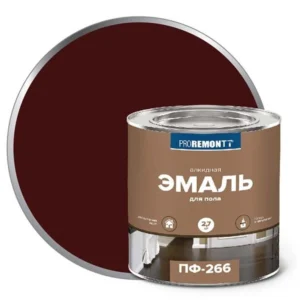 0006706 Эмаль ПФ-266 Proremontt красно-коричневая 2,7кг