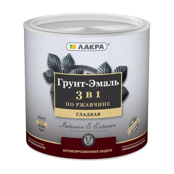 0007606 Грунт-эмаль 3 в 1 Лакра Зеленый 1,7кг Л-С 2 lakra-grunt-emal-3v1-gladkaya-green-1.7kg-radders