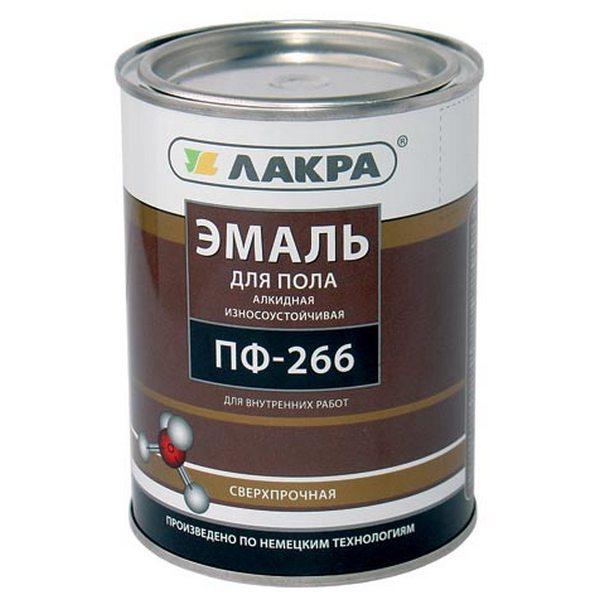 0007805 Эмаль ПФ-266 Лакра Красно-кор. 1кг Л-С 2 lakra-pf266-emal-alkidnaya-dlya-pola-red-brown-1kg-radders