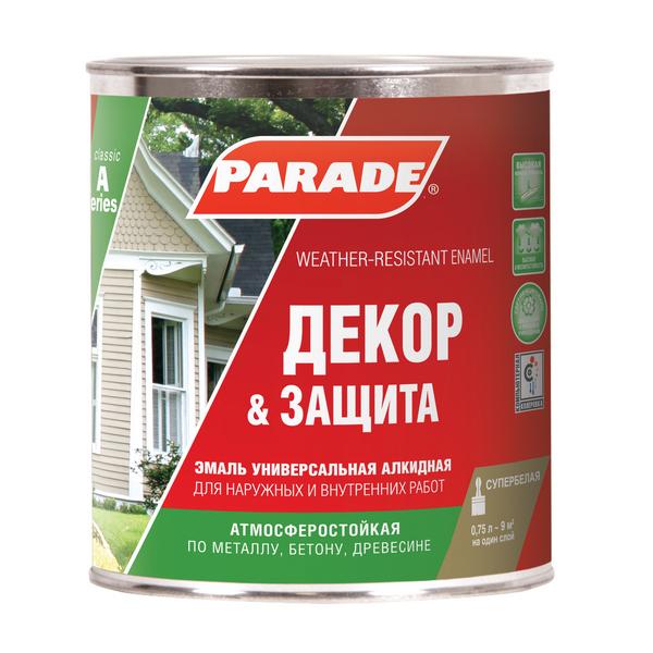 0006314 Эмаль PARADE A2 Декор & Защита база А п/мат. 0,75л Россия 2 parade-a2-emal-alkidnaya-dekor-zashita-baza-a-polumatovaya-0.75l-radders