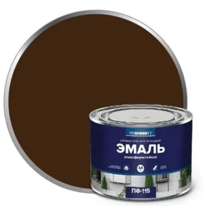 0006636 Эмаль ПФ-115 PROREMONTT Коричневый 0,5кг Л-С