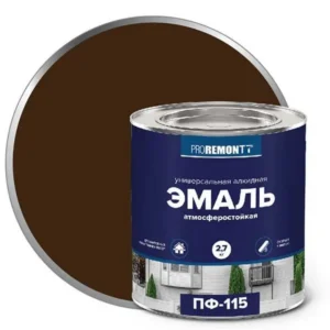 0006639 Эмаль ПФ-115 PROREMONTT Коричневый 2,7кг Л-С
