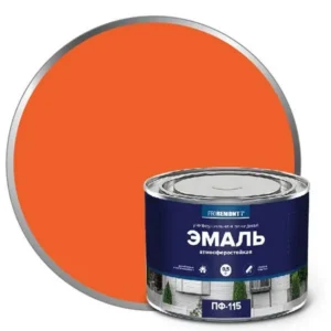 0006651 Эмаль ПФ-115 PROREMONTT Оранжевый 0,5кг Л-С
