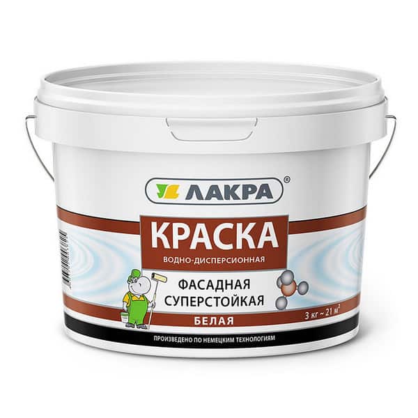 0007546 Краска фасадная Лакра Белый 3кг Л-С 1 0007546-kraska-fasadnaya-lakra-belyi-3kg-gsse