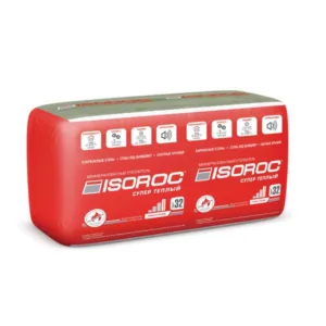 Базальтовая вата Isoroc Супер Теплый 1000х610х100 мм
