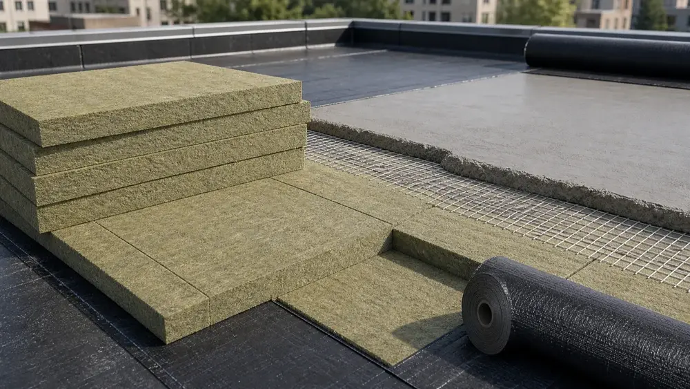 Rockwool Руф Баттс Стяжка для строительных работ в Москве и МО
