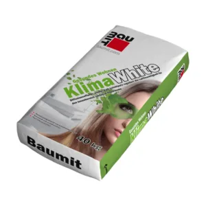 Облегченная штукатурная смесь Baumit KlimaWhite 25 кг.