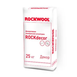114948 ROCKdecor минеральная декоративная штукатурка короед D 3.0 мм. 25 кг.