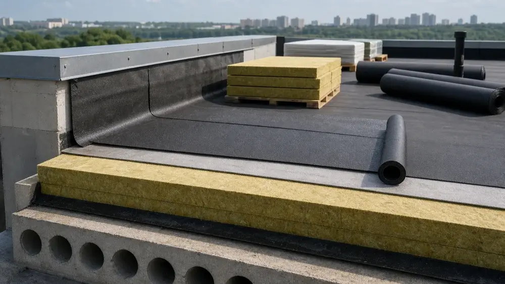 Теплоизоляция кровли для строительных работ в Москве и МО
