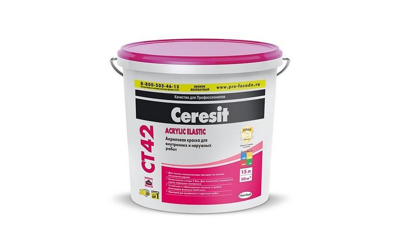 краска ceresit ct 42