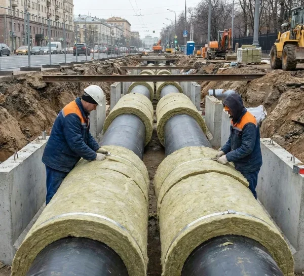Теплоизоляция теплотрасс
