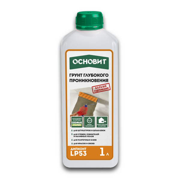 88585 Грунт глубокого проникновения ОСНОВИТ ДИПКОНТ LP53 (1 л) 1 grunt_glubokogo_proniknoveniya_osnovit_dipkont_lp53_1_l_gsse