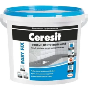 2379137 Ceresit Easy Fix/3,5кг Белый готовый Плиточный клей