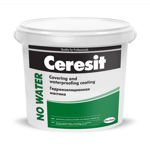 2338467 Ceresit Гидроизоляционная мастика No Water, 5 кг 1 ceresit-no-water