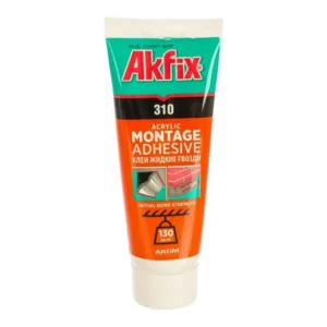 GA205 Монтажный акриловый суперсильный клей Akfix 310, белый, 250 мл