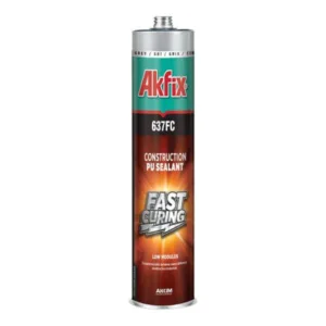 AA372 Полиуретановый быстросохнущий герметик Akfix 637FC, белый, 310 мл