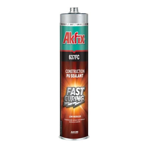 AA372 Полиуретановый быстросохнущий герметик Akfix 637FC, белый, 310 мл 1 akfix-673-310ml-belyi