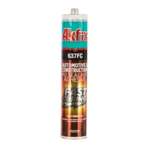 AA373 Полиуретановый быстросохнущий герметик Akfix 637FC, черный, 310 мл