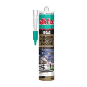 SA080 Аквариумный силиконовый герметик Akfix 100AQ прозрачный, 280 мл