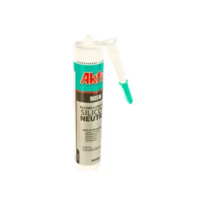 SA511 Нейтральный силиконовый герметик Akfix 905N, прозрачный, 310 мл.