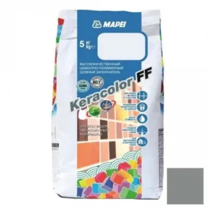 5QA011205A Mapei Keracolor FF шовный заполнитель на цементной основе №112 серый 5 кг.