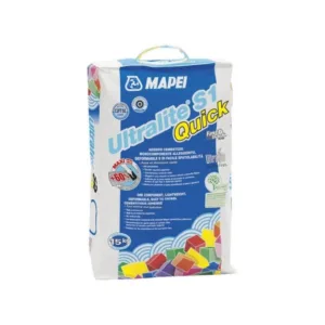 2428015 Mapei Ultralite S1 Quick плиточный клей серый 15 кг.
