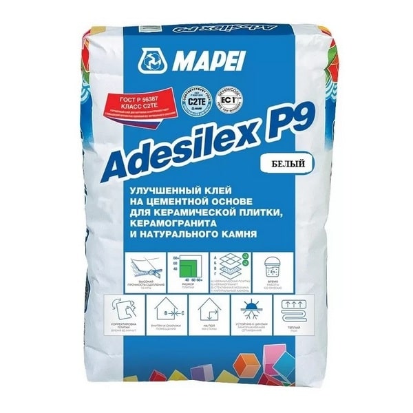 2182325 Mapei Adesilex P7 клей для плитки на цементной основе белый 25 кг. 2 mapei_adesilex_p7_belyi