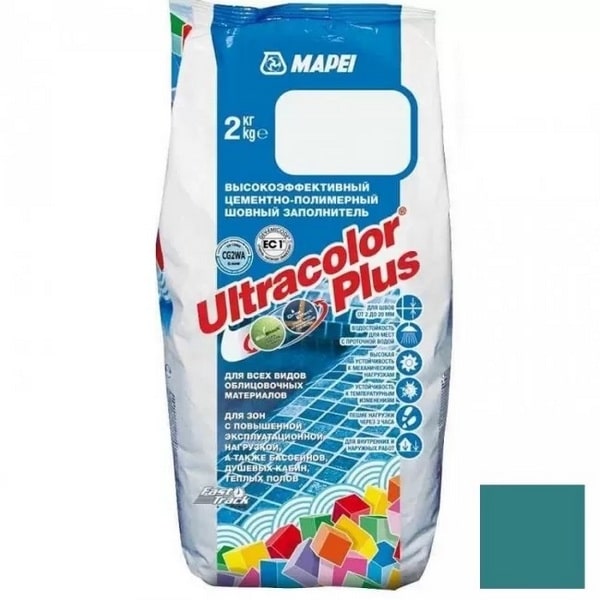 6017102A Mapei Ultracolor Plus шовный заполнитель на цементной основе №171 бирюзовый 2 кг. 1 mapei_ultracolor_plus_171_birusovyi_2kg