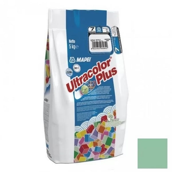 6018105A Mapei Ultracolor Plus шовный заполнитель на цементной основе №181 нефрит 5 кг. 1 mapei_ultracolor_plus_181_nefrit_5kg