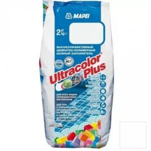 6010002A Mapei Ultracolor Plus шовный заполнитель на цементной основе №100 белый 2 кг.