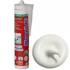 4810042IT Mapei Mapesil AC №100 Белый силиконовый клей-герметик на уксусной основе 310 мл.