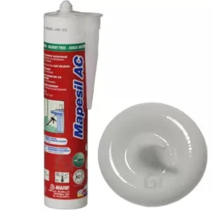 4811042IT Mapei Mapesil AC №110 Манхэттен силиконовый клей-герметик на уксусной основе 310 мл.