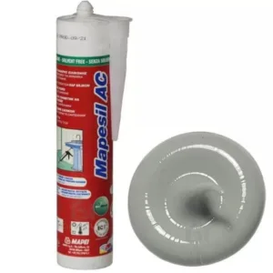 4811242IT Mapei Mapesil AC №112 Серый силиконовый клей-герметик на уксусной основе 310 мл.