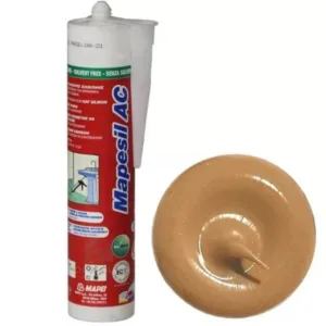 4813642IT Mapei Mapesil AC №136 Гончарная глина силиконовый клей-герметик на уксусной основе 310 мл.