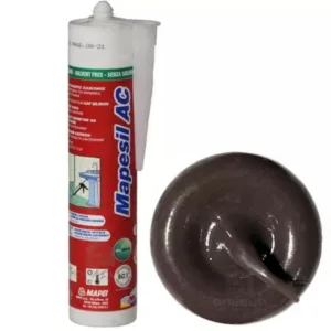 4814942IT Mapei Mapesil AC №149 Вулканический пепел силиконовый клей-герметик на уксусной основе 310 мл.