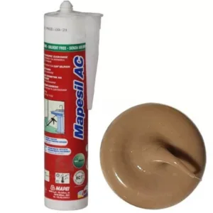 4815242IT Mapei Mapesil AC №152 Лакрица силиконовый клей-герметик на уксусной основе 310 мл.