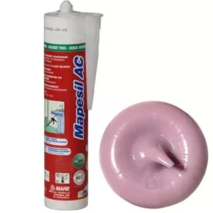 4816242IT Mapei Mapesil AC №162 Фиолетовый силиконовый клей-герметик на уксусной основе 310 мл.