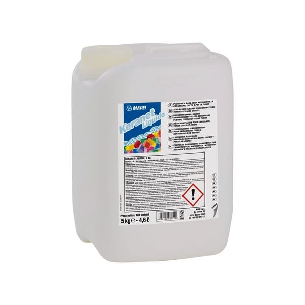 14132 Mapei Keranet Liquido жидкий очиститель цементных остатков, высолов на основе кислоты 1l 1 mapei-keranet-liquido-5kg