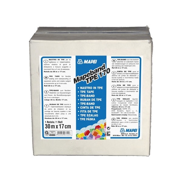 195130 Лента Mapei Mapeband TPE 170 гидроизоляционная 30 м. 1 mapei-mapeband-tpe
