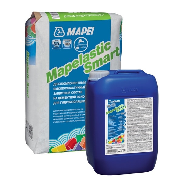 167720 Гидроизоляция двухкомпонентная Mapei Mapelastic Smart компонент А 20 кг 1 mapei-mapelastic-smart