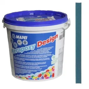 5K17303 Mapei Kerapoxy Design шовный заполнитель на эпоксидной основе №173 синий океан 3 кг.