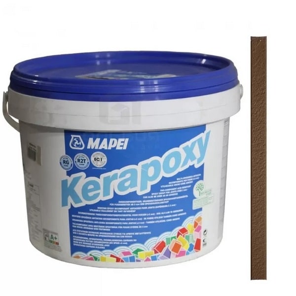 4514410 Mapei Kerapoxy шовный заполнитель на эпоксидной основе №144 шоколадный 10 кг. 1 zatirka_mapei_kerapoxy_144_shokoladnyi_10kg