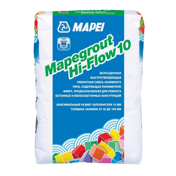 1387125 Mapei MAPEGROUT hi-flow 10 высокотек. фиброшпатлевка д/ремонта бетона 25 кг. 1 mapei-mapegrout-hi-flow10