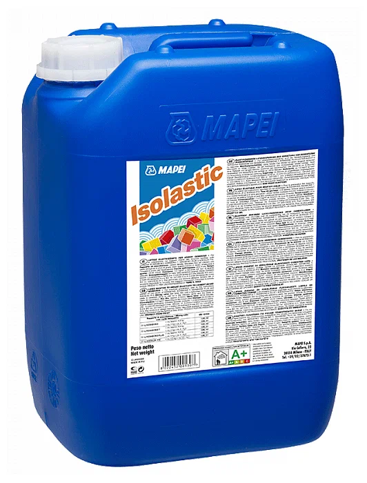 0971204 Добавка Mapei Admix I (Isolastic) латексная для цементных клеев 4.5 кг 3 mapei-Isolastic-4.5kg