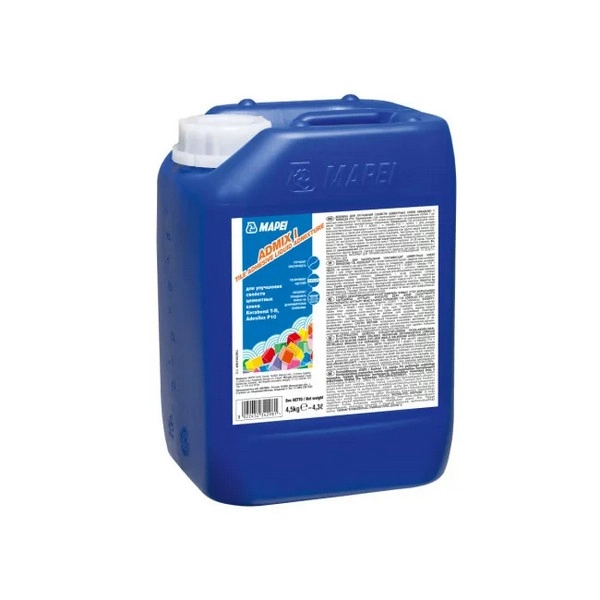 0971204 Добавка Mapei Admix I (Isolastic) латексная для цементных клеев 4.5 кг 1 0971204 Добавка Mapei Admix I (Isolastic) латексная для цементных клеев 4.5 кг