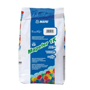 276605А Mapei Mapefer 1K однокомпонентный антикоррозионный цементный раствор 5 кг.