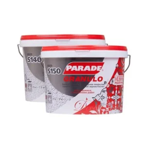 0005733 Декор. покрытие с эф. зернист. PARADE DECO Granulo S140 Белый 15кг Россия