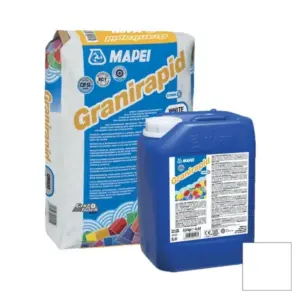 140222 Клей для плитки и камня Mapei Granirapid (А+B) белый 28 кг